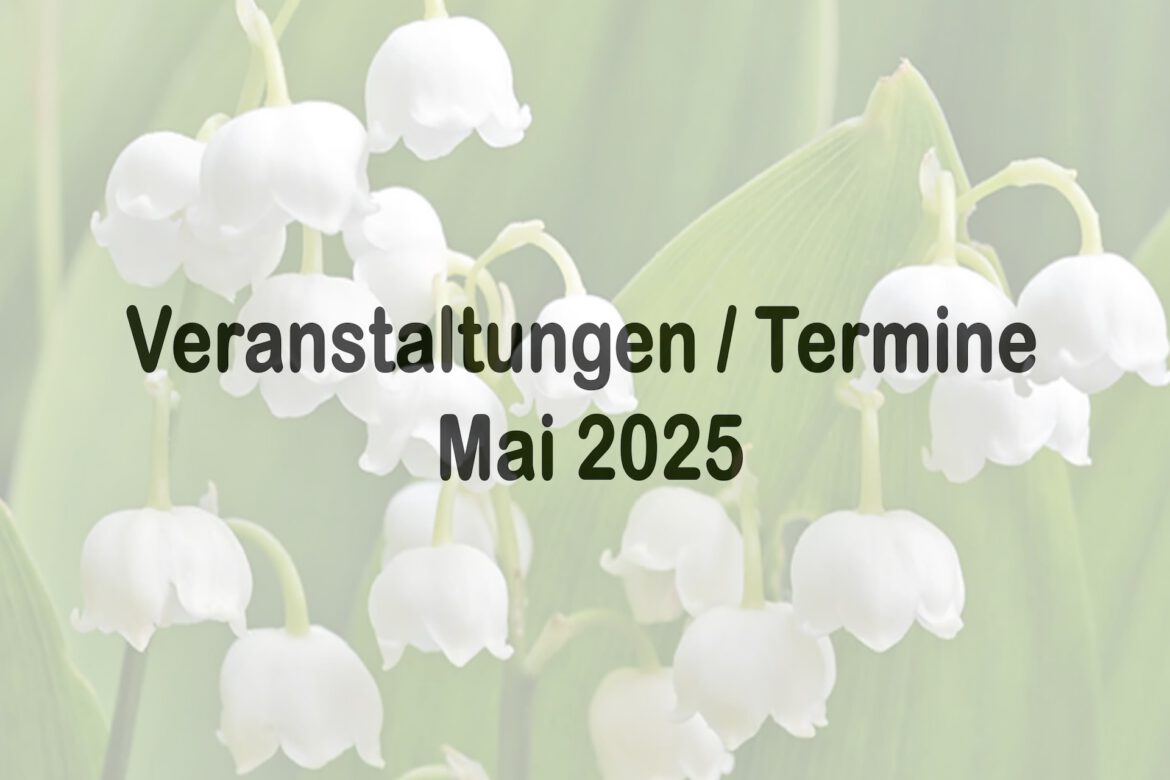 Veranstaltungen Mai