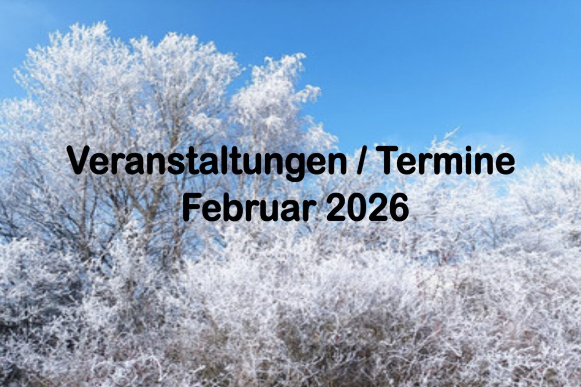 Veranstaltungen im Februar 2026