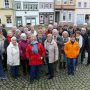 trotz Heimweg, gut gelaunte Reisegruppe in Eisenach